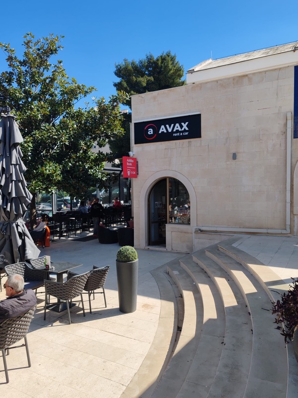 Avax Rent a Car office in Dubrovnik — drop off or pick up your rental car here