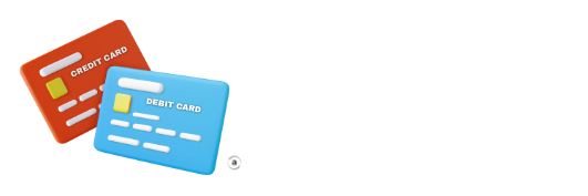 Credit and debit card for car rental